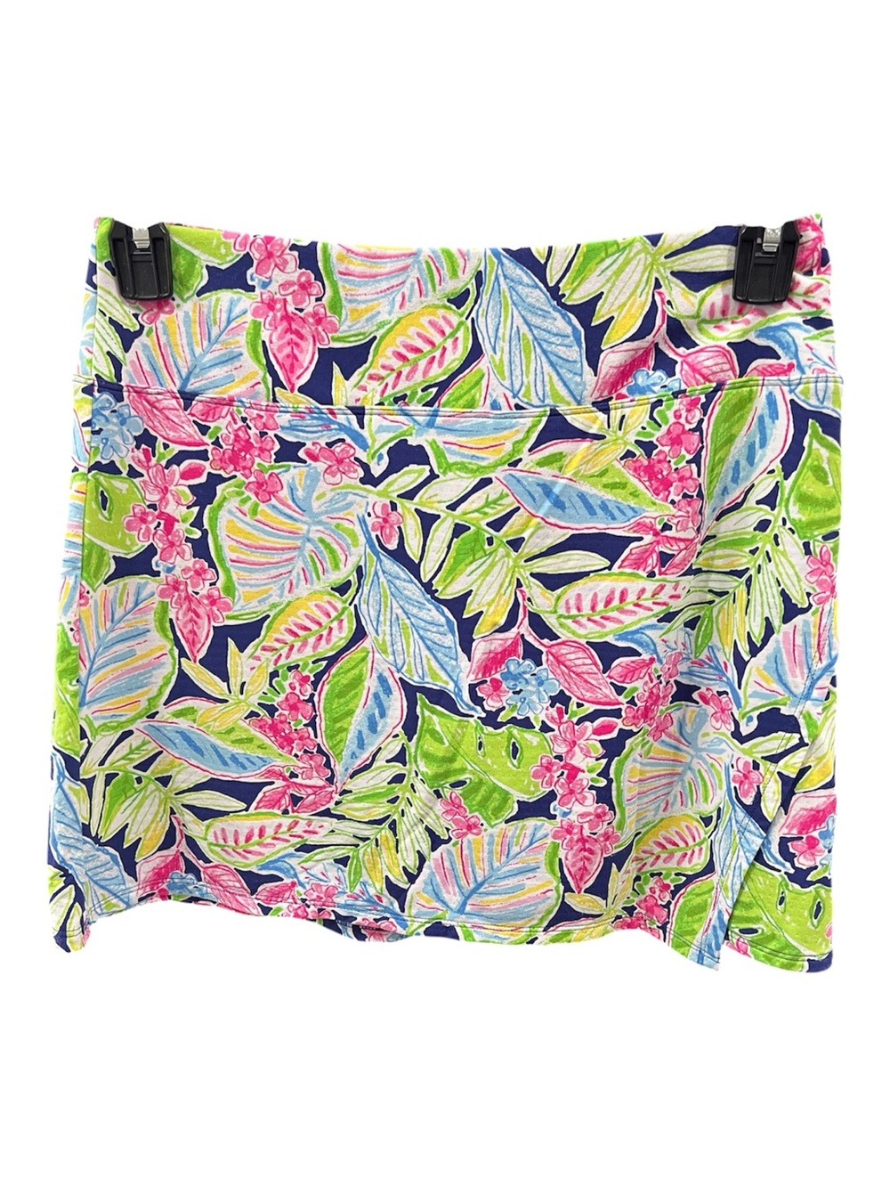 IBKUL Women's Floral Print Faux Wrap Golf Pickleball Skort Size Small